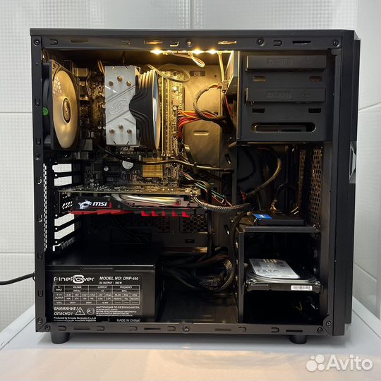 Игровой пк i5-6600/16Gb/GTX 1050ti/SSD+HDD