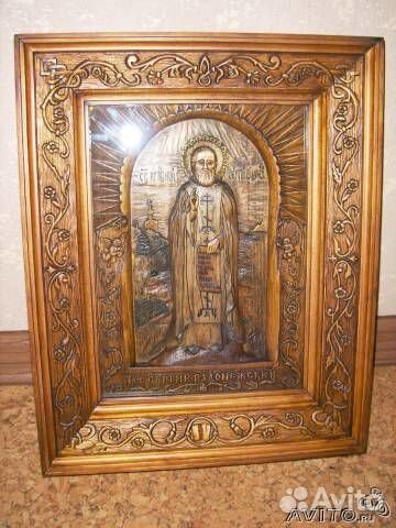 Иконы, резьба по дереву, продам