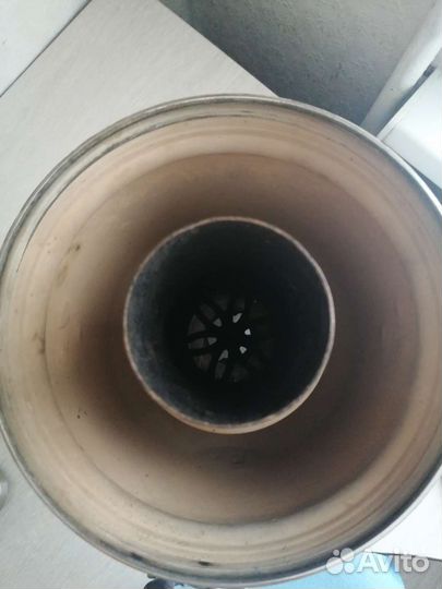 Тульский самовар на дровах и углях