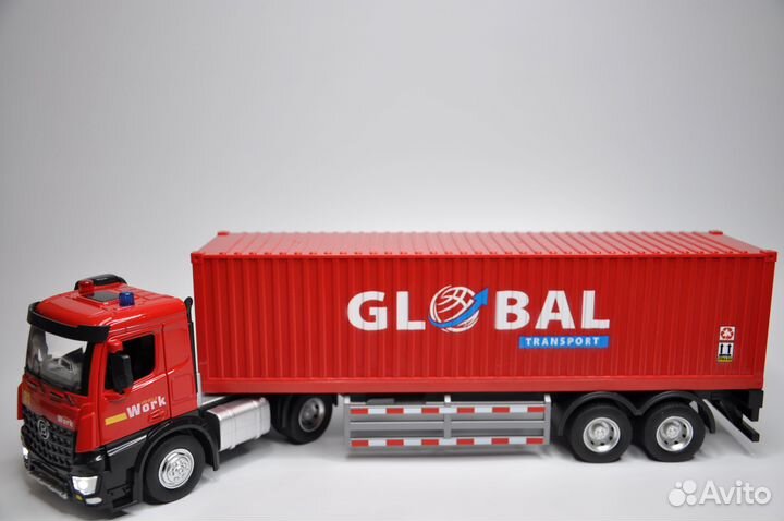 Седельный тягач + цельнометаллический полуприцеп м