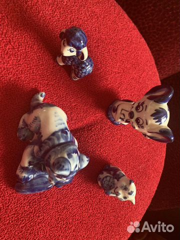 Статуэтки Гжель