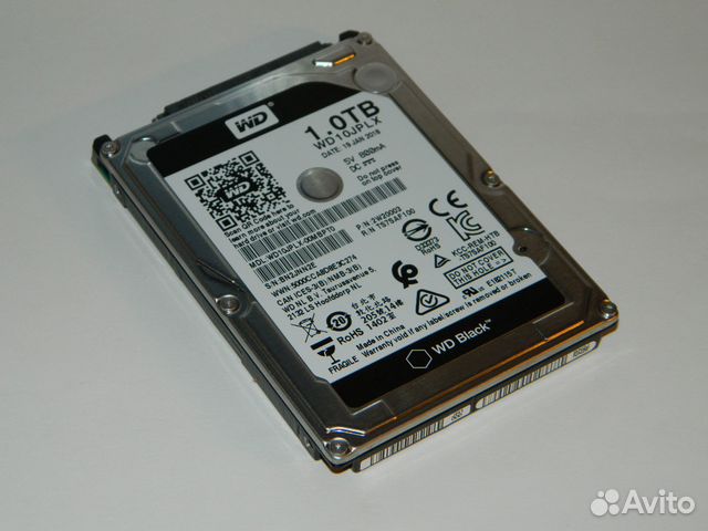 Жесткий диск 2,5 SATA 1Tb 7200 rpm WD10jplx