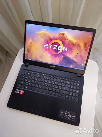 Acer laptop 2022 15.6FHD/Ryzen/Vega3/8GB DDR4/SSD