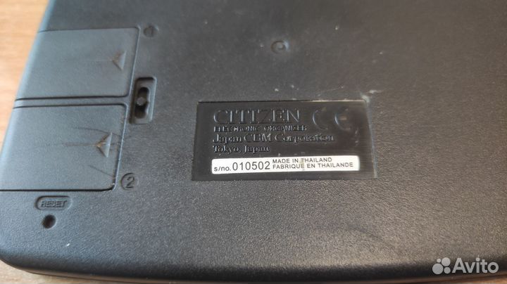 Электронная записная книжка Citizen rx-6600