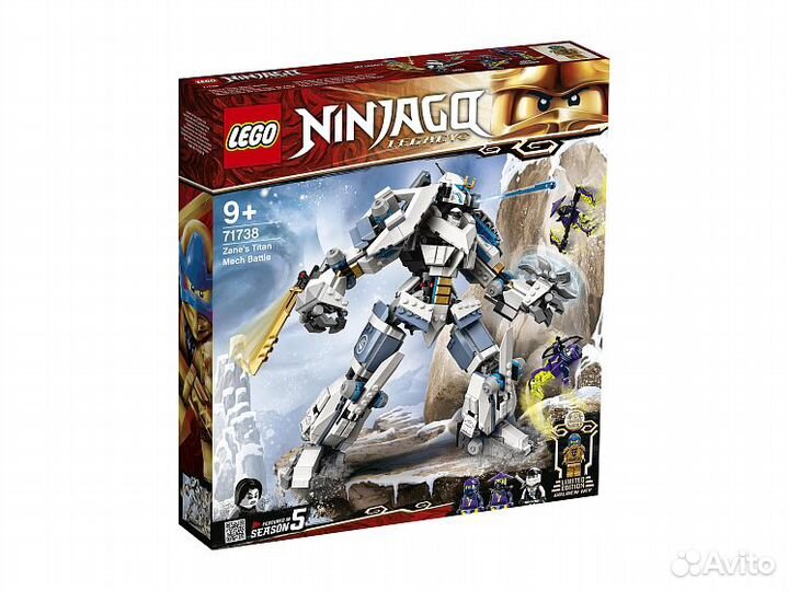 Lego Ninjago 71738 Битва с роботом Зейна