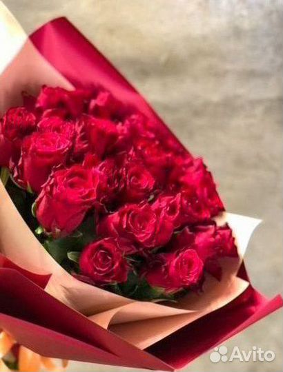 Букет роз для девушки