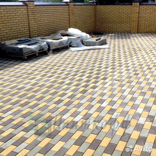 Укладка брусчатки