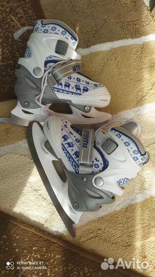 Коньки детские раздвижные 30-33