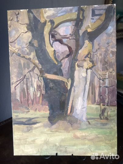 Картина ссср, 70 х годов, «Пушкинский парк»