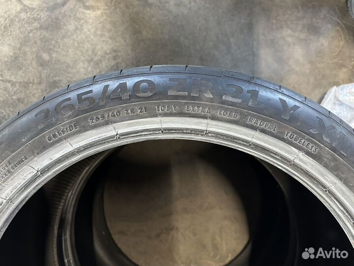 Continental SportContact 6 255/40 R21 и 265/40 R21 105Y