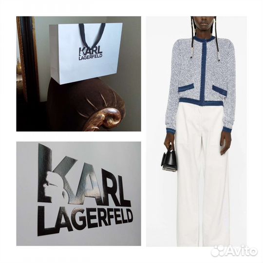 Новый крутой кардиган Karl Lagerfeld оригинал XS-S