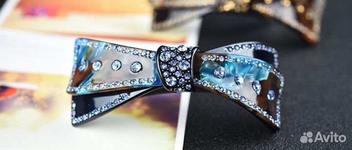 Заколка автомат большая