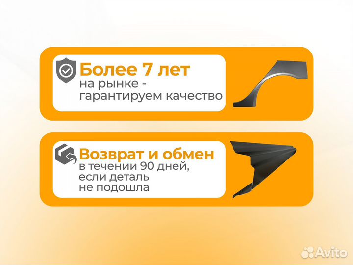 Ремонтные пороги и арки для Renault Беслан