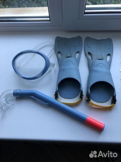 Маска и ласты детские