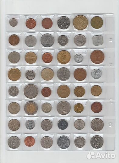 Монеты мира 96 стран: Европа, Aзия, Африка,острова