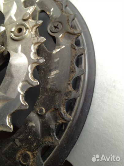 Система шатунов Shimano Alivio 42/32/22, каретка