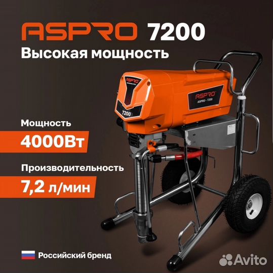 Окрасочный аппарат для огнезащиты и шпатлевки