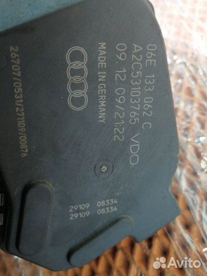 Заслонка дроссельная Audi A6 C6 4F ccea 2010