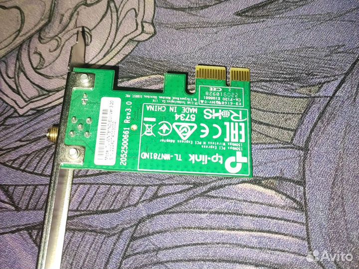 Wi-Fi адаптер TP-Link TL-WN781ND PCI Express 150mb