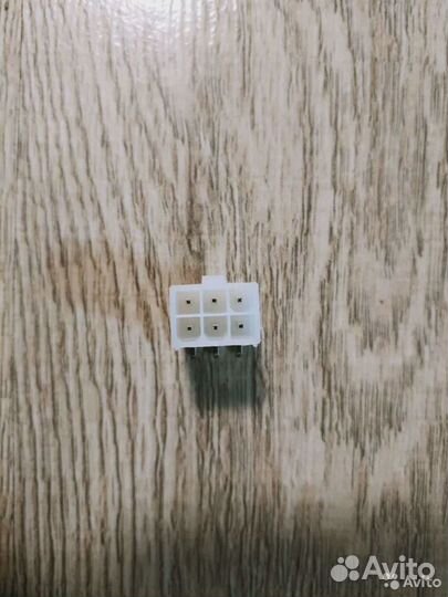 Разъем 6 pin для асиков и видеокарт