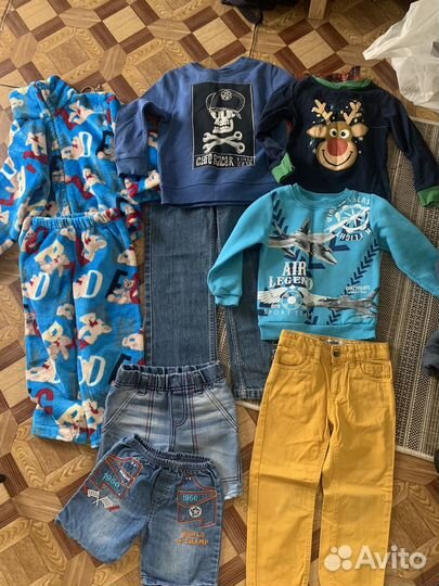 Вещи пакетом на мальчика 98, 104, 116