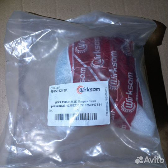 Подшипник роликовый 40*85*33 0750117881