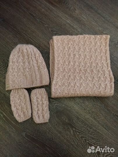 Комплект зимний Braxton: шапка,митенки,снуд