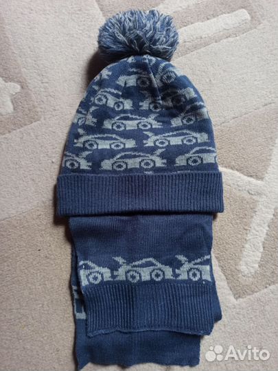 Новые шапка и шарф