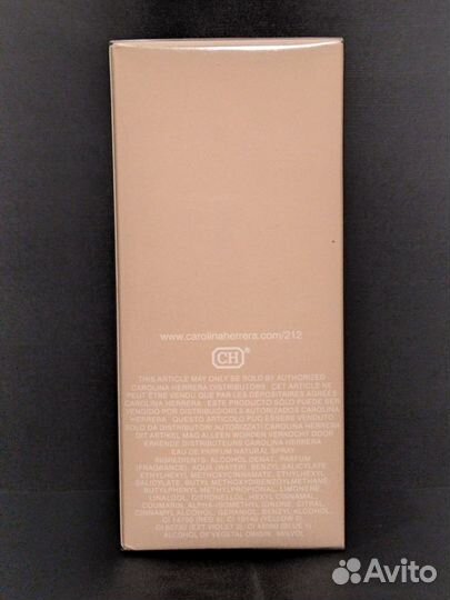 Парфюмерная вода Carolina Herrera 212 Vip Rosé