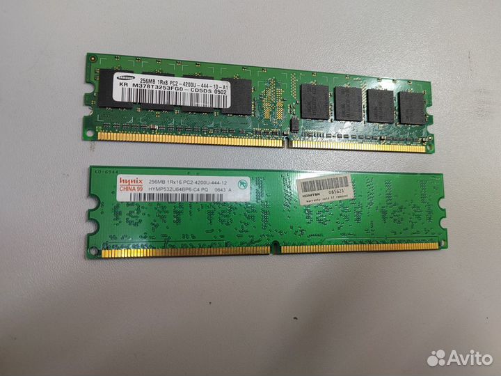 Оперативная память ddr2 / ddr1