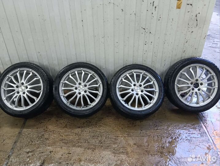 Колеса в сборе r17 летние 5 112 vag nokian