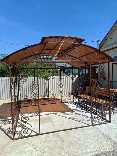 Беседка из поликарбоната