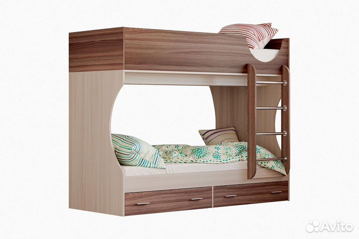 Кровать двухъярусная Д2