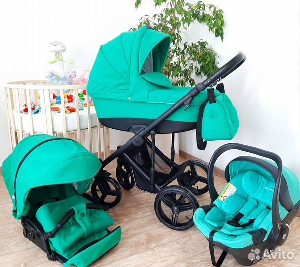 Коляска польская Bebetto 3в1