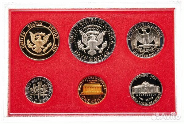 Годовой набор монет. США 1982 год и 1981 год