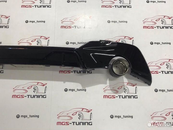 Диффузор BMW 3 G20 M-Performance + Akrapovic Mat