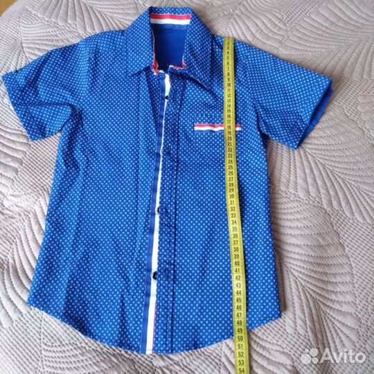 Рубашка для мальчика нарядная 116р-р