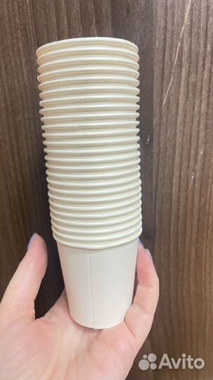 Белые бумажные стаканчики 100 мл 33 коробки