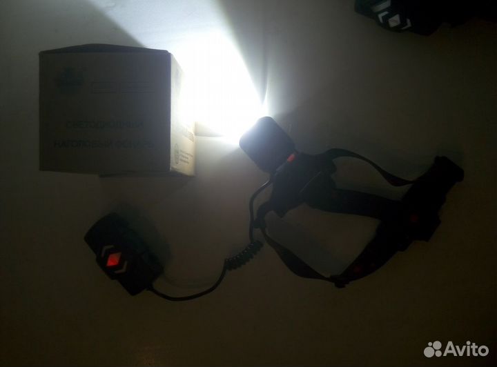 Супер мощный наголовный фонарь Р 50 (новый)