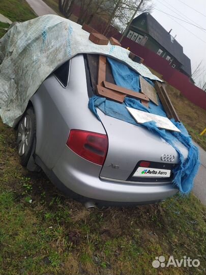 Audi A6 2.4 AT, 2002, битый, 200 000 км