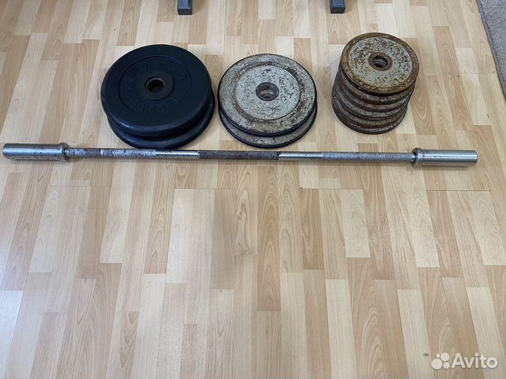 Штанга гриф блины