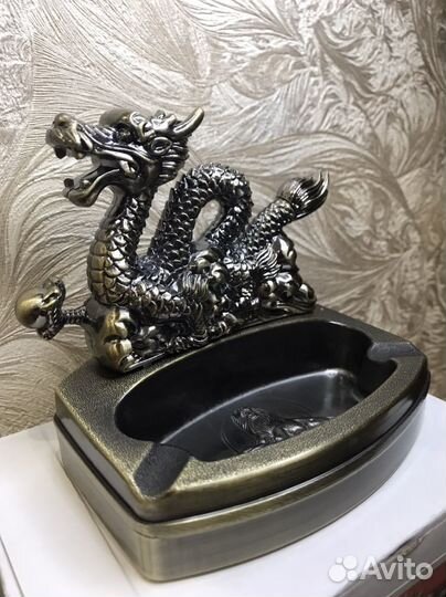 Пепельница с зажигалкой -Дракон(символ 2024 г.)