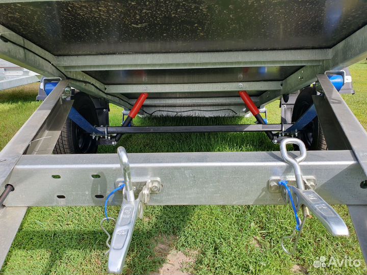 Прицеп оцинк. 3.2х1.4 Трейлер тент 1200мм серый