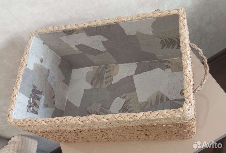 Корзина вязаная