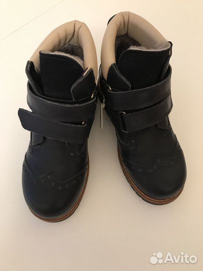 Зимние ботинки натуральная кожа новые
