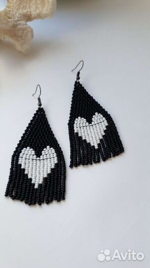 Серьги из бисера