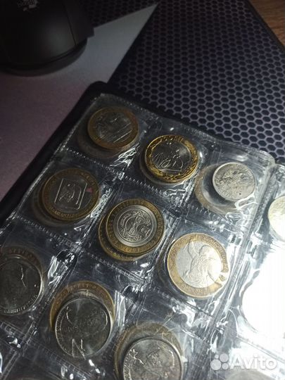 Юбилейные монеты десятки (биметалл)