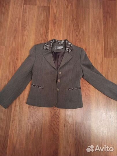 Пиджак школьный для девочки 128