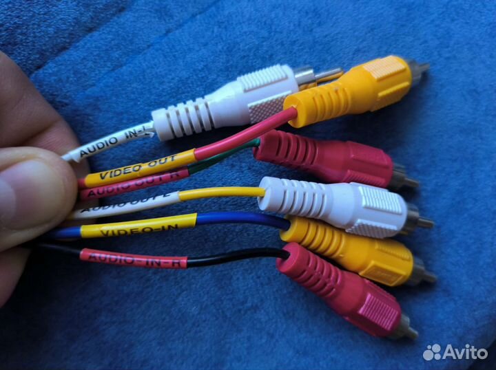 Кабель Hama 2м Scart - 6 RCA скарт-6 тюльпанов