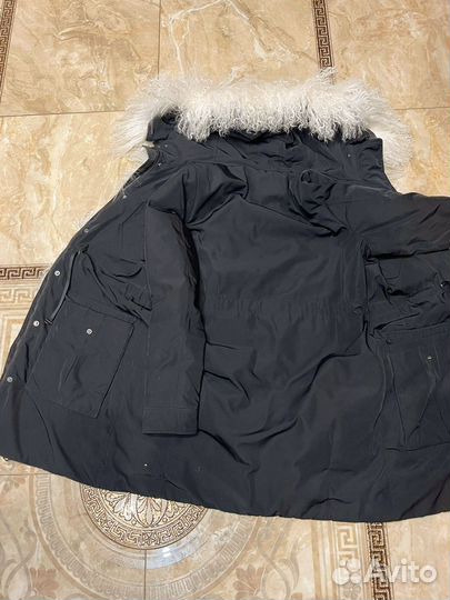 Парка с натуральным мехом